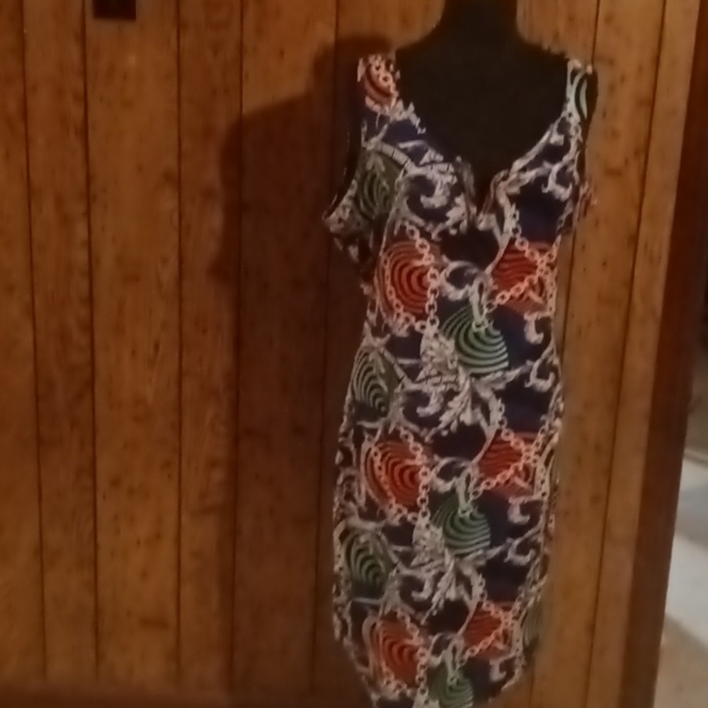 A colorful dress.